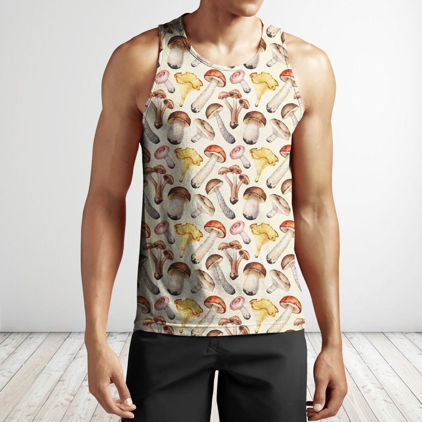 3D All Over Printing Mushroom Premium Shirt-Apparel-Phaethon-Tank Top-S-Vibe Cosy™