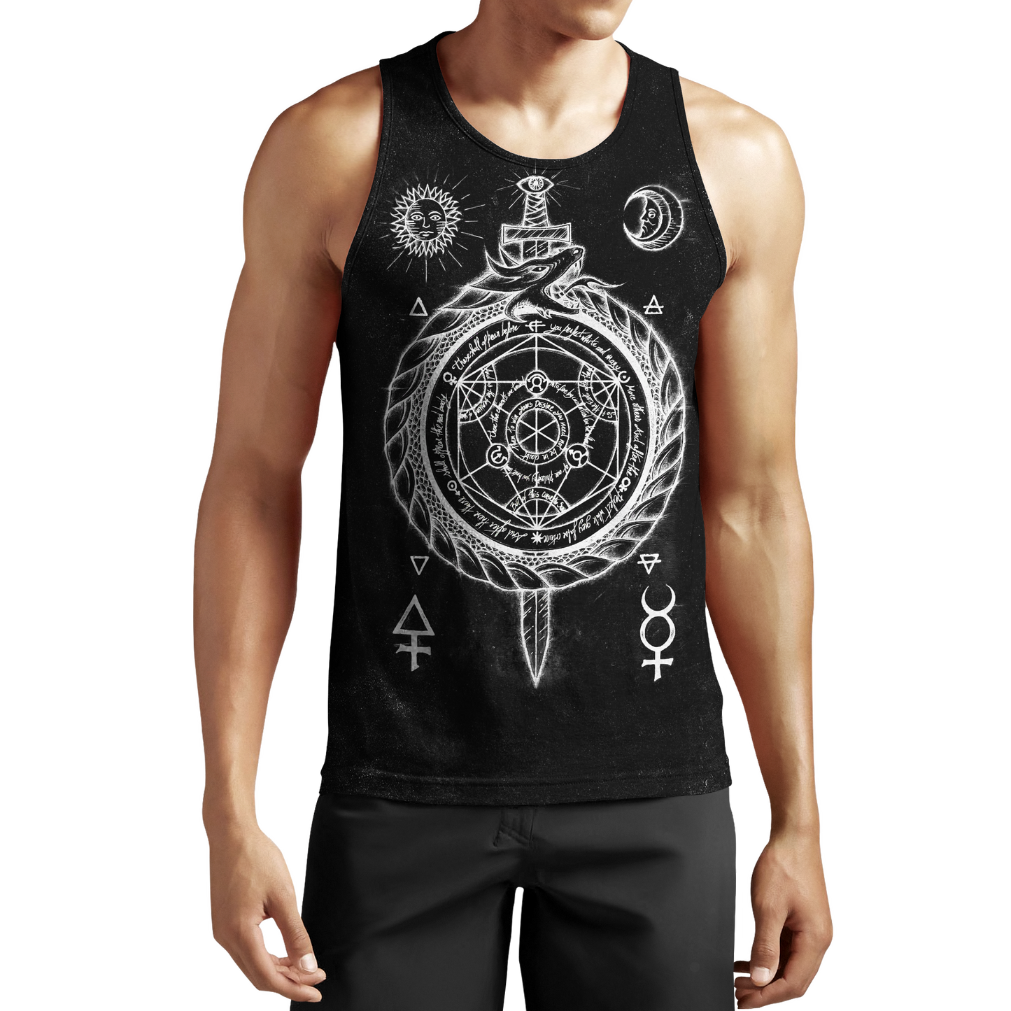 Alchemy 3D All Over Printed Shirts Hoodie JJ030301-Apparel-MP-Tank Top-S-Vibe Cosy™