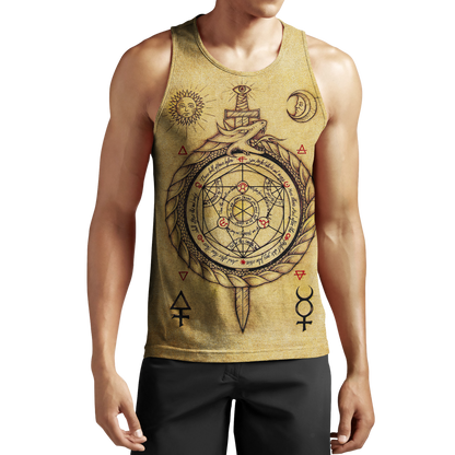 Alchemy 3D All Over Printed Shirts Hoodie JJ020101-Apparel-MP-Tank Top-S-Vibe Cosy™