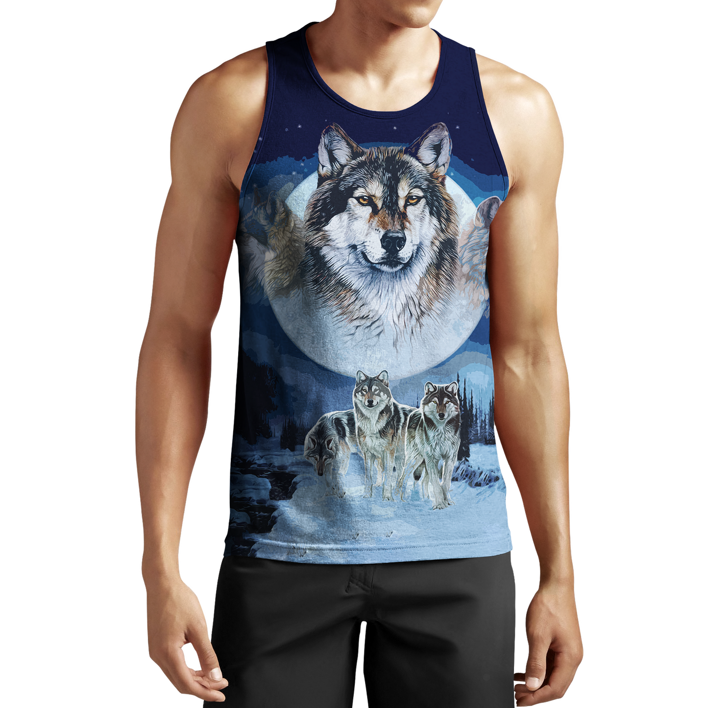 Native Wolf 3D Hoodie MP889-Apparel-MP-Hoodie-S-Vibe Cosy™
