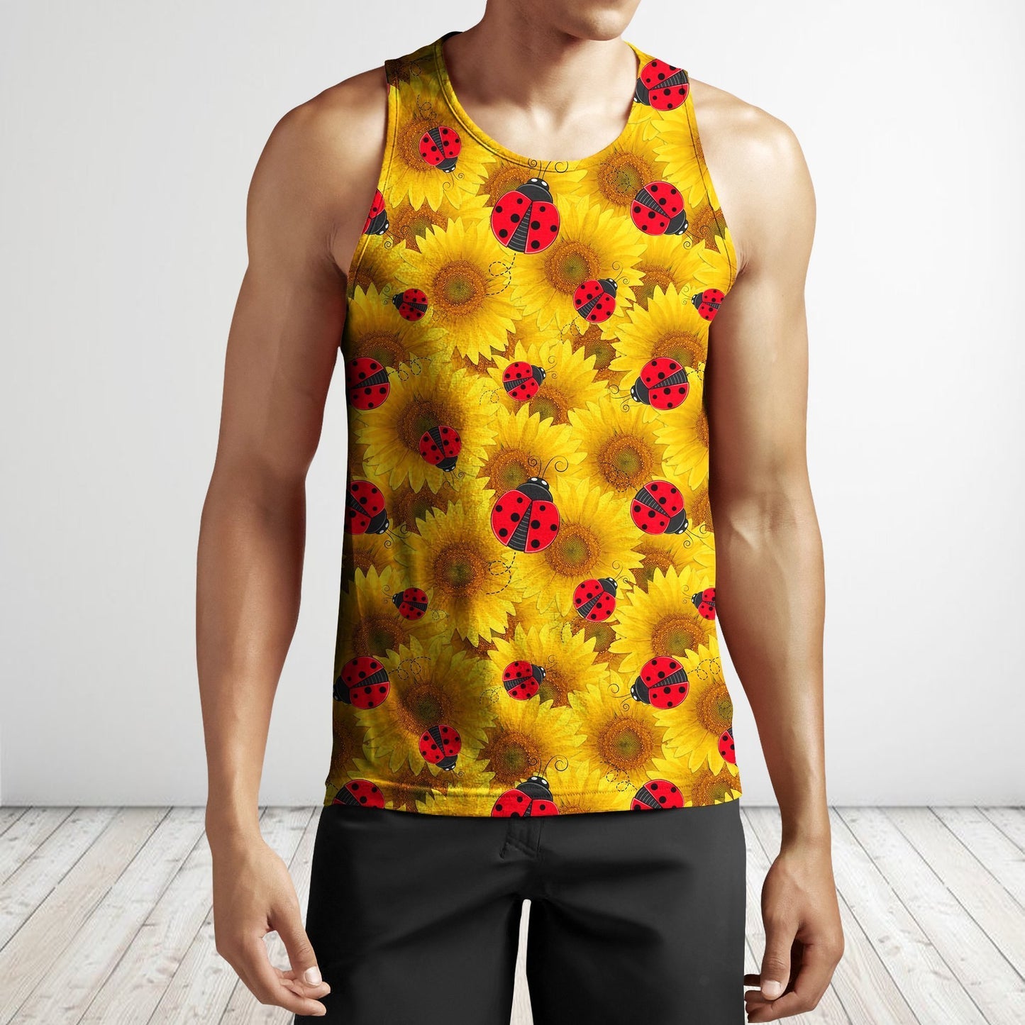 3D All Over Printing The Sunflower Bug Shirt-Apparel-Phaethon-Tank Top-S-Vibe Cosy™