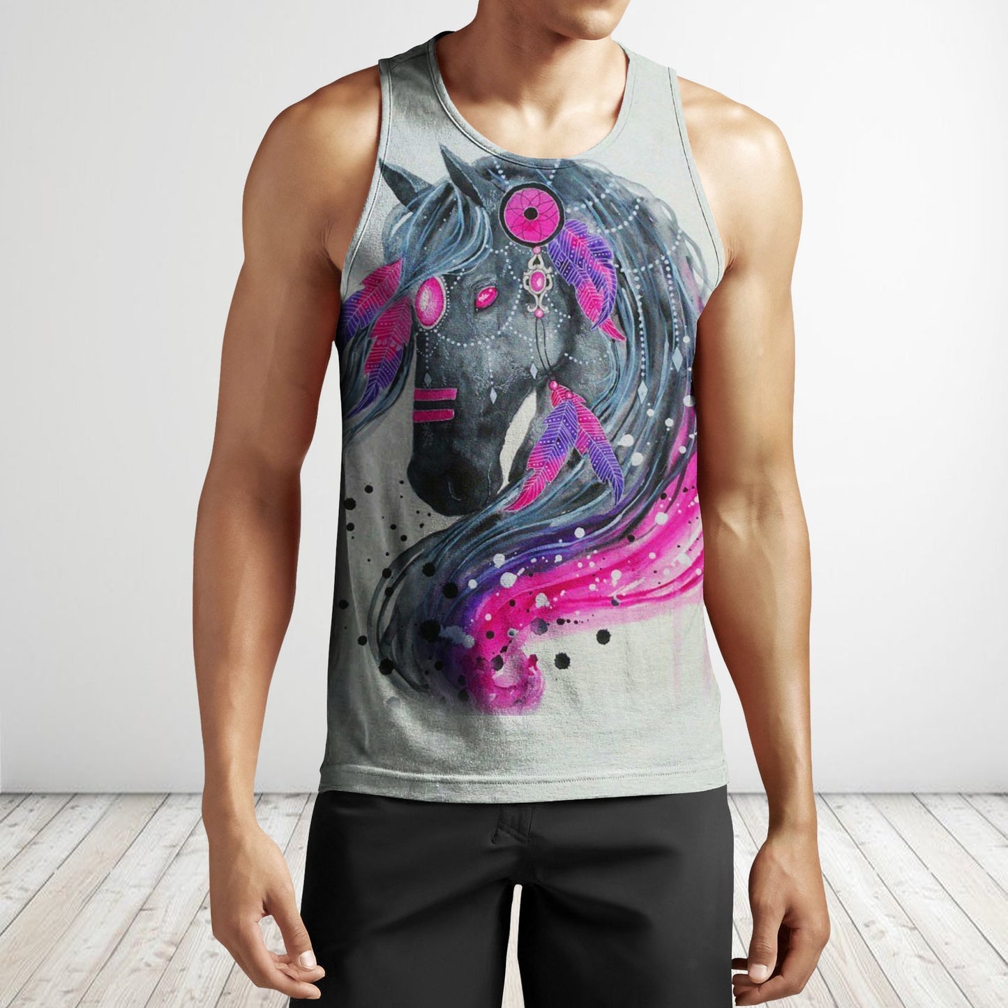 3D All Over Print Horse Beautiful Shirts-Apparel-Phaethon-Tank Top-S-Vibe Cosy™