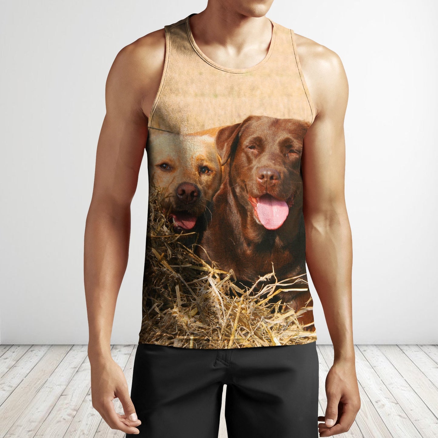 3D All Over Print Dog Labrador Shirts-Apparel-Phaethon-Tank Top-S-Vibe Cosy™