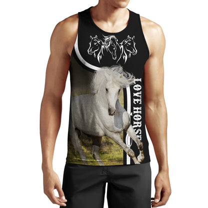 Love Horse Shirt - Winter Set for Men and Women JJ281201-Apparel-NNK-Tank Top-S-Vibe Cosy™