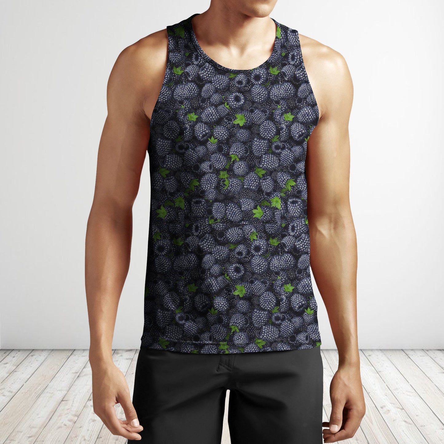 3D All Over Raspberries Hoodie-Apparel-Phaethon-Tank Top-S-Vibe Cosy™
