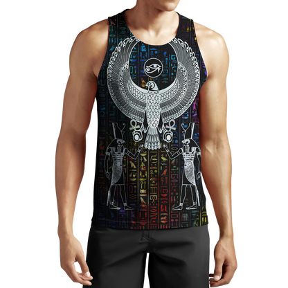 3D All Over Printed Hieroglyphics Ancient Egypt Hoodie Clothes JJ020401-Apparel-MP-Tank Top-S-Vibe Cosy™