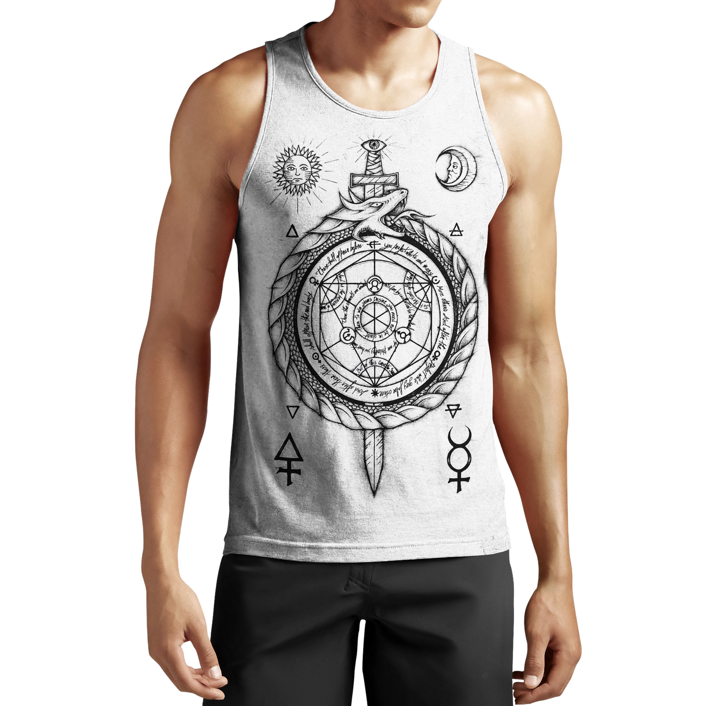 Alchemy 3D All Over Printed Shirts Hoodie JJ020104-Apparel-MP-Tank Top-S-Vibe Cosy™