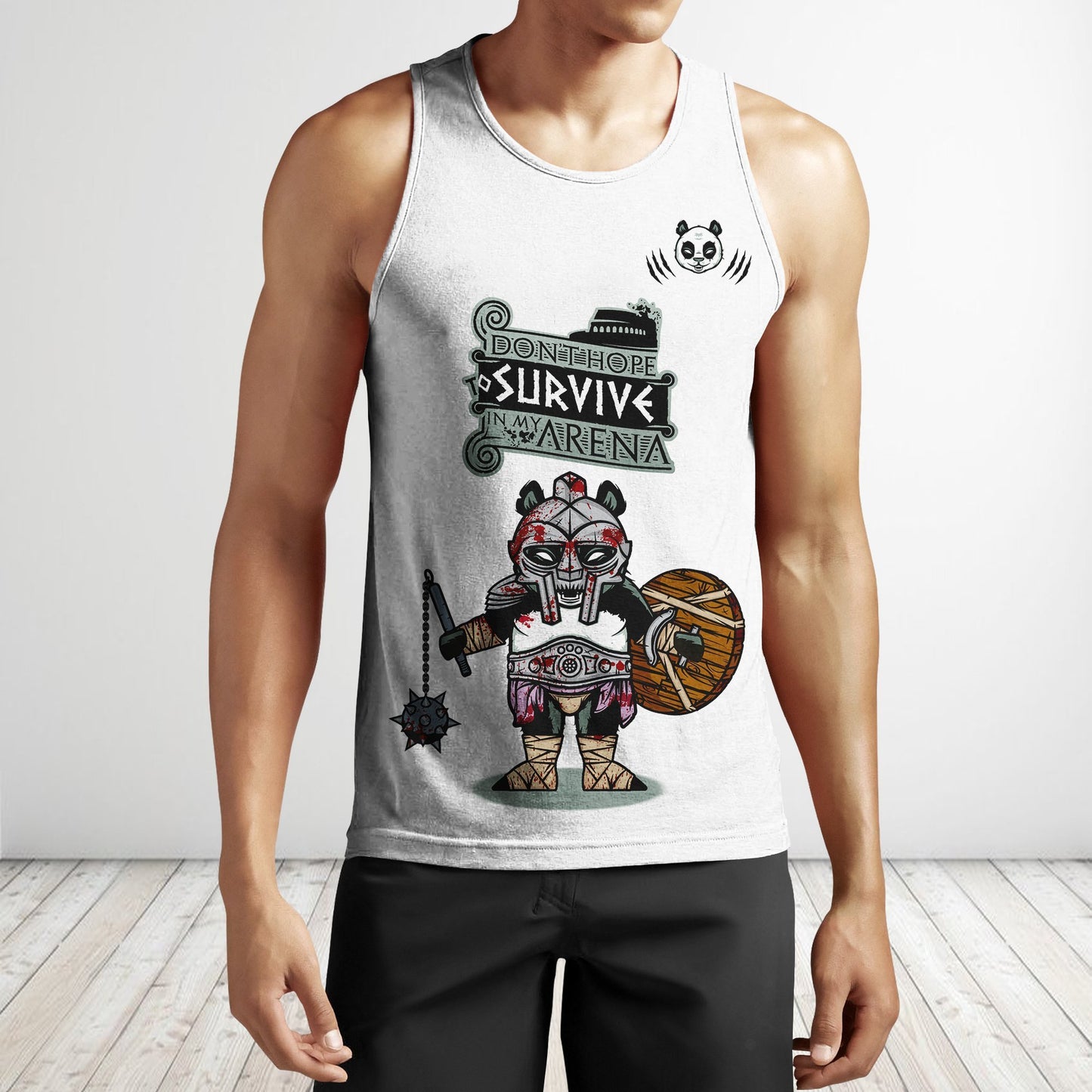Don't hope survive in my arena NNKPD3-Apparel-NNK-Tank Top-S-Vibe Cosy™