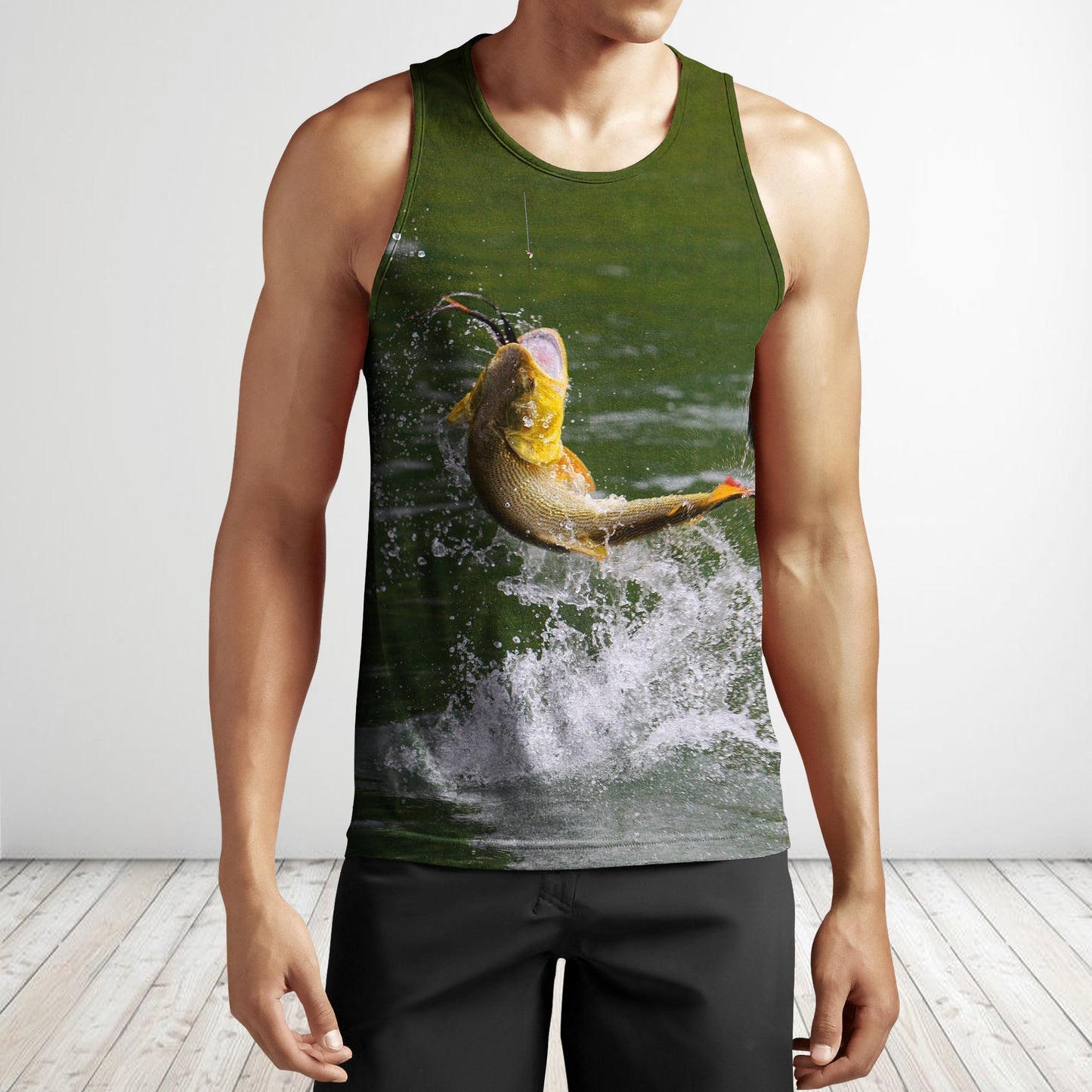 3D All Over Printing Fishing Hoodie-Apparel-Phaethon-Tank Top-S-Vibe Cosy™