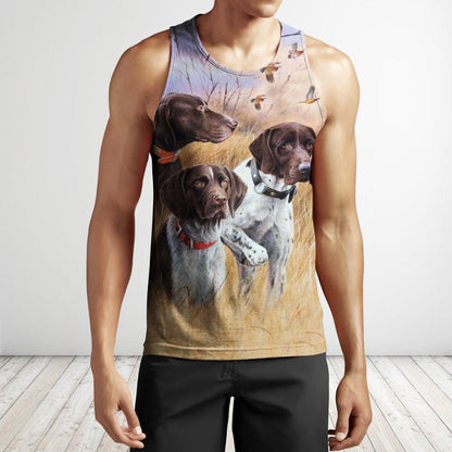3D All Over Print 3 Hunting Dog Hoodie-Apparel-Phaethon-Tank Top-S-Vibe Cosy™