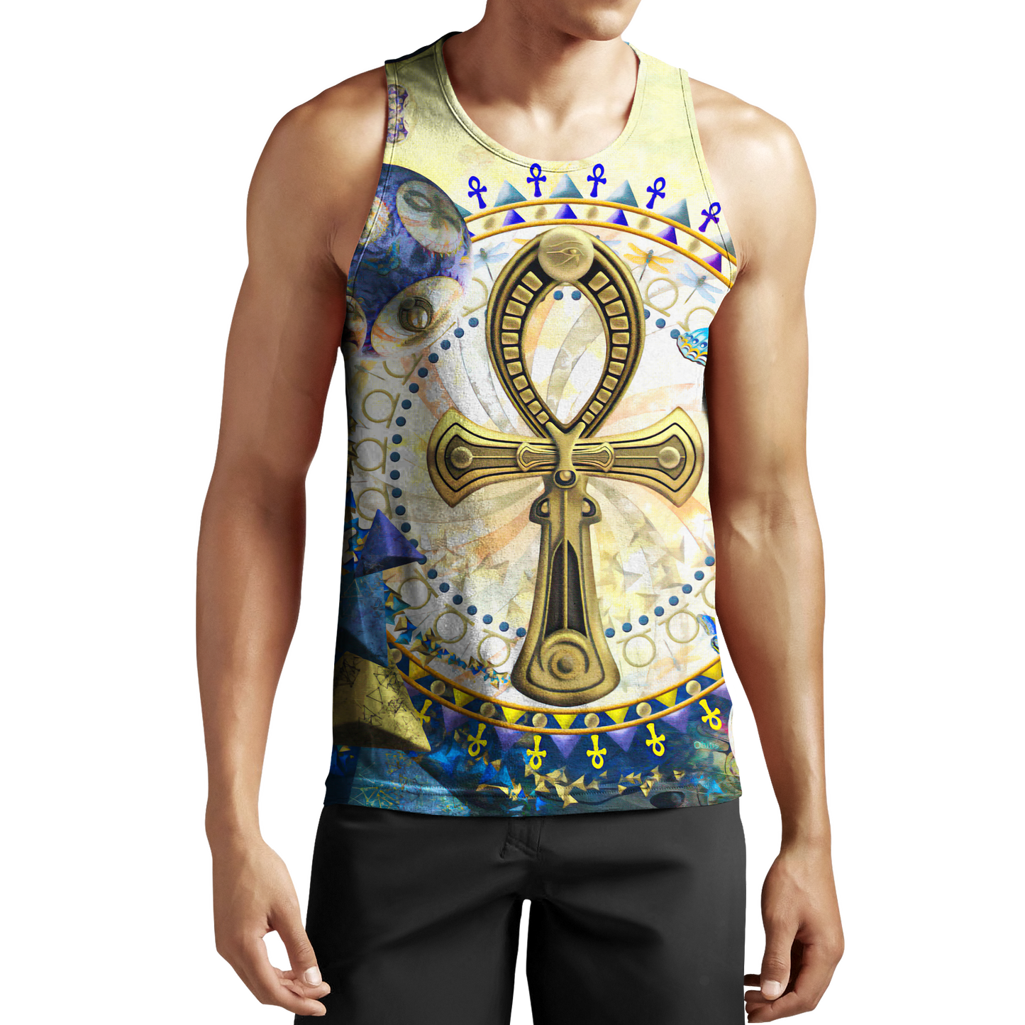 3D All Over Printed Ankh Egypt Hoodie Clothes JJ120203-Apparel-MP-Tank Top-S-Vibe Cosy™