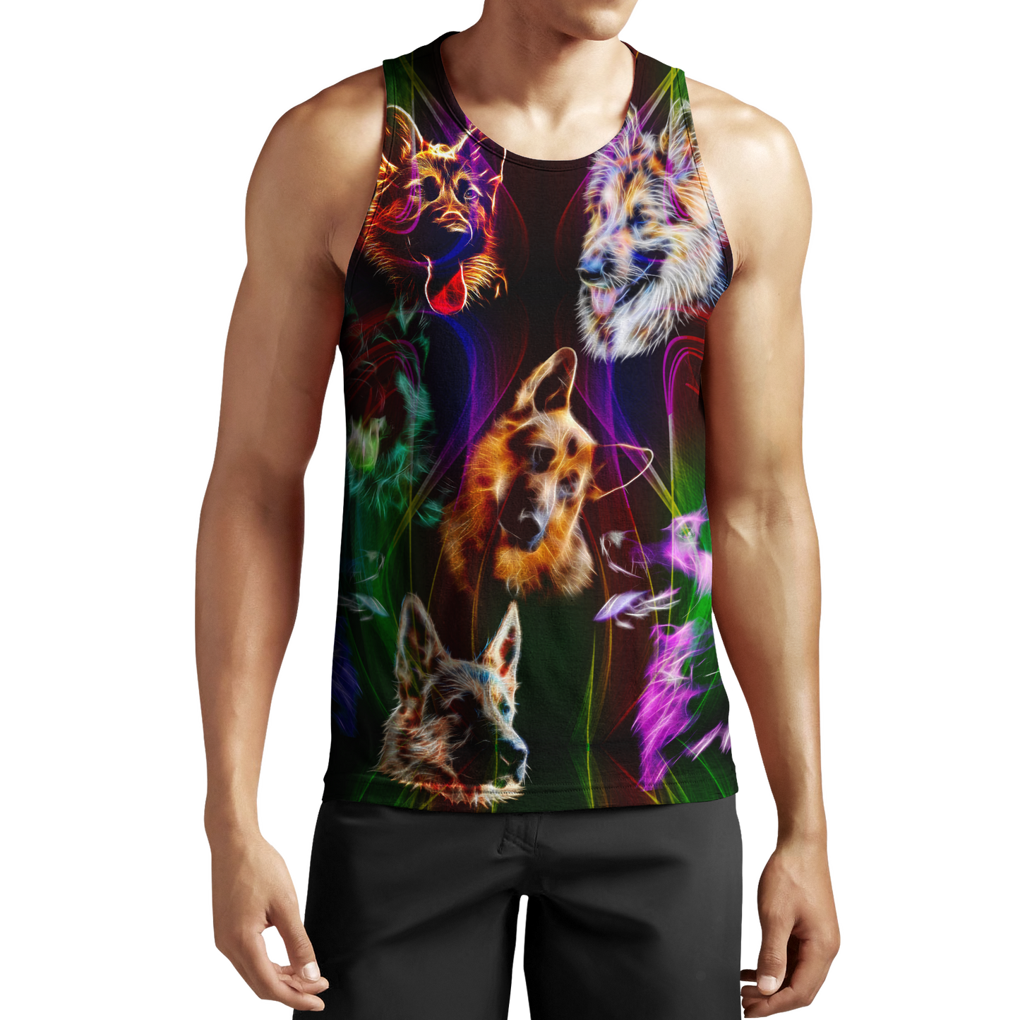 German shepherd colorful hoodie shirt for men and women JJW16092003S