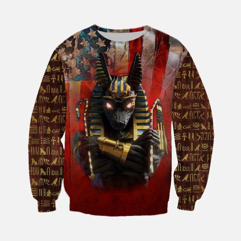 3D Printed Anubis American Clothes TA005-Apparel-TA-Sweatshirts-S-Vibe Cosy™