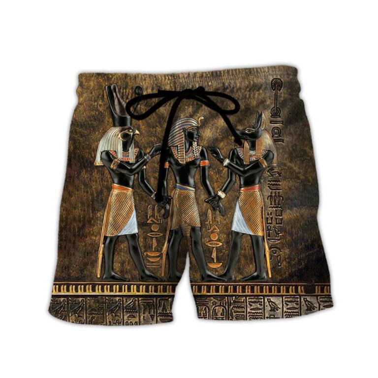 Horus – Anubis and Ramses 3D All Over Printed Clothes TA007-Apparel-TA-Shorts-S-Vibe Cosy™