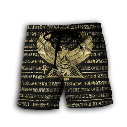 3D Printed Egyptian Eye of Horus and Hieroglyphs Clothes-Apparel-MP-Hoodie-S-Vibe Cosy™