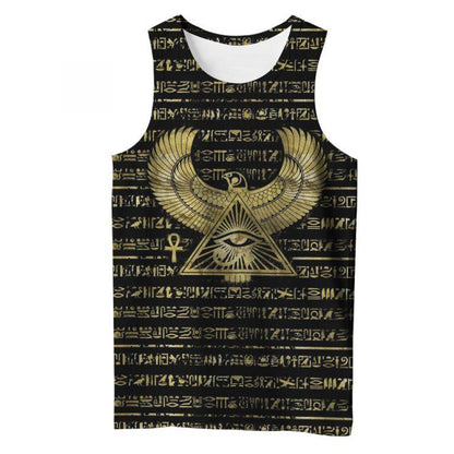 3D Printed Egyptian Eye of Horus and Hieroglyphs Clothes Shirt Hoodie MP120302-Apparel-MP-Hoodie-S-Vibe Cosy™