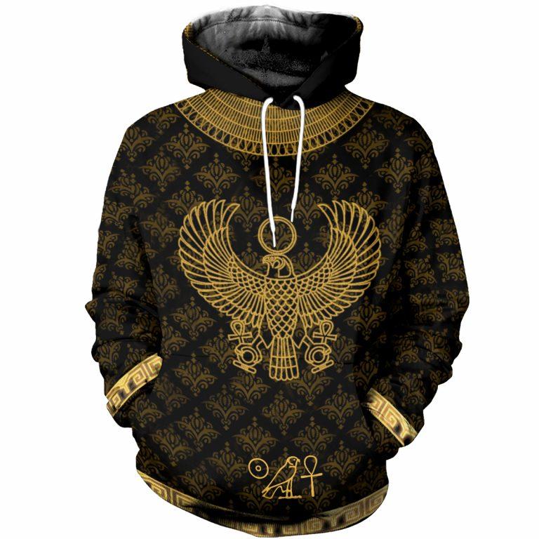 3D All Over Printed Egyptian Horus God Clothes-Apparel-MP-Hoodie-S-Vibe Cosy™