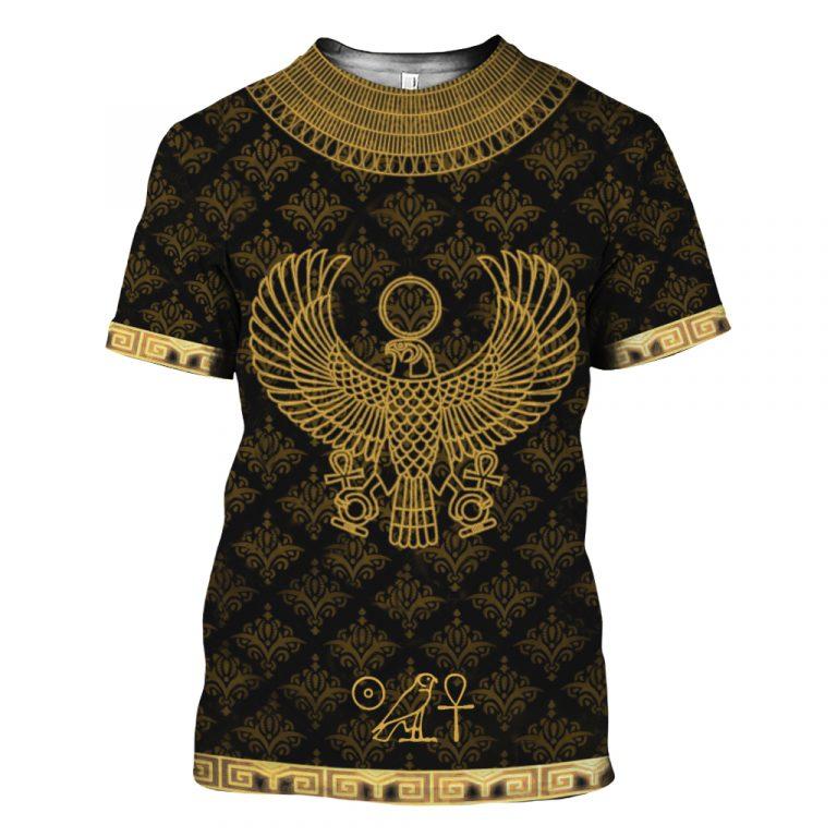 3D All Over Printed Egyptian Horus God Clothes-Apparel-MP-T-Shirt-S-Vibe Cosy™