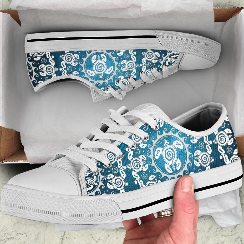 Turtle Mandala Shoes TA031410-TA-Women's low top-EU36 (US5.5)-Vibe Cosy™