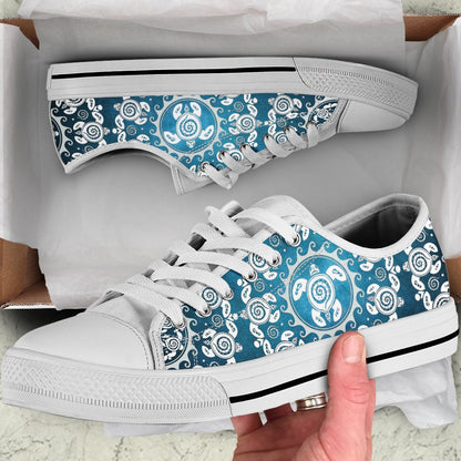 Turtle Mandala Shoes TA031410-TA-Women's low top-EU36 (US5.5)-Vibe Cosy™