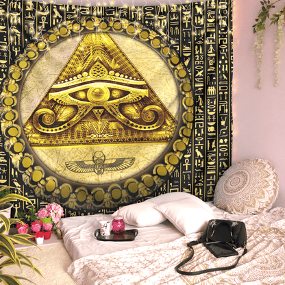 Ancient Egypt 3D All Over Printed Tapestry