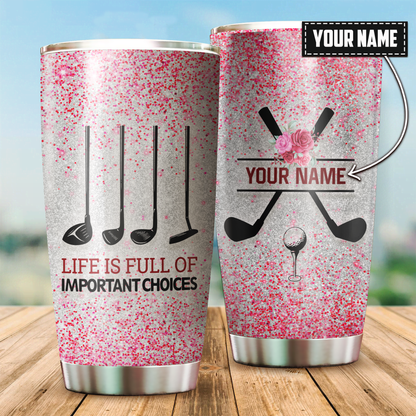 Custom Name XT Golf Lovers Stainless Steel Tumbler TNA05052106