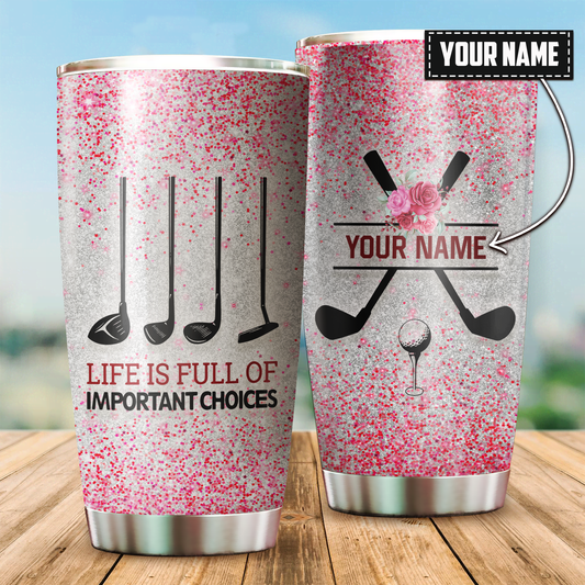 Custom Name XT Golf Lovers Stainless Steel Tumbler TNA05052106