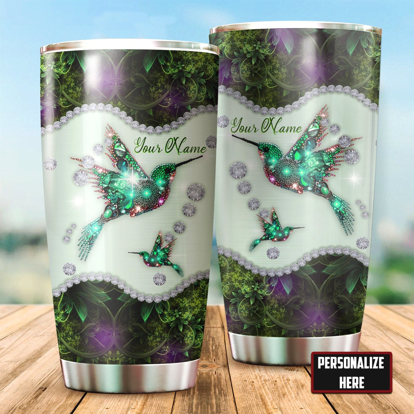 Custom Name XT Hummingbird Tumbler TNA24052106
