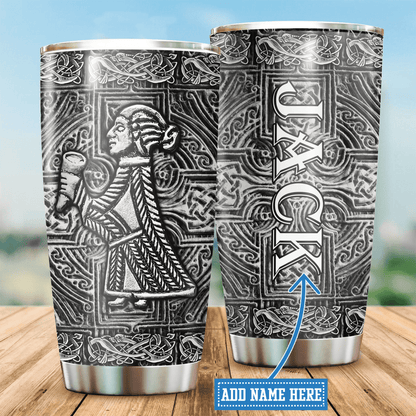 Customized Name Viking Steel Tumbler