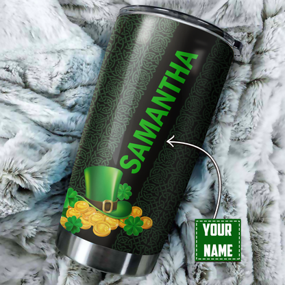Irish Girl Stainless Steel Tumbler  Custom Name XT
