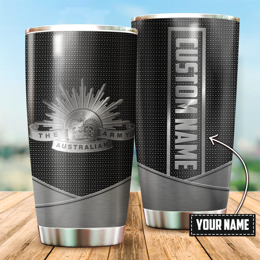 Personalized Name XT Brishtish Army Veteran  Stainless Steel Tumbler  TNA10032102
