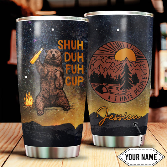 Camping Stainless Steel Tumbler Pi22022101 Custom Name XT
