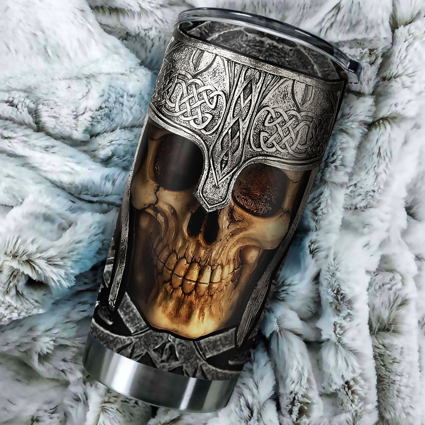Customized Name Viking Steel Tumbler