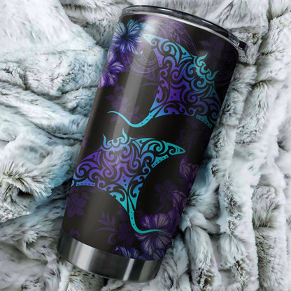 Beautiful Ray Hibiscus Hawaii Tumbler