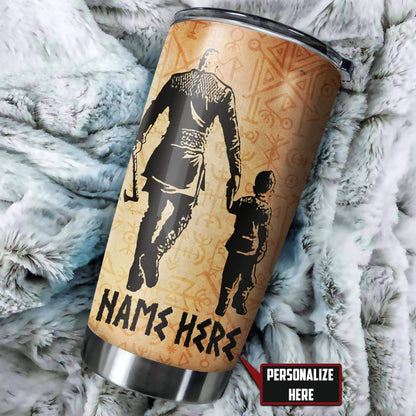 Customized Name Viking Steel Tumbler