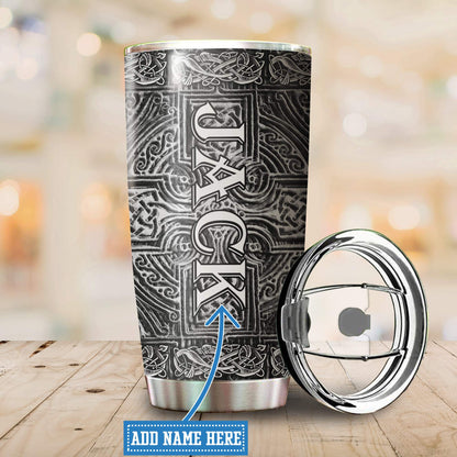 Customized Name Viking Steel Tumbler