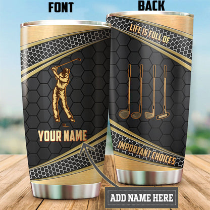 Custom Name XT Golf Tumbler HHT08052109