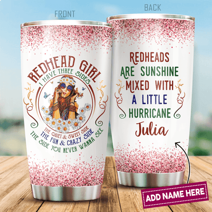 Custom Name XT Redhead Stainless Steel Tumbler Pi19052101