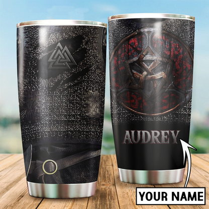 Customized Name Viking Steel Tumbler