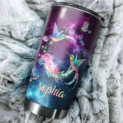 Custom Name XT Hummingbird Stainless Steel Tumbler