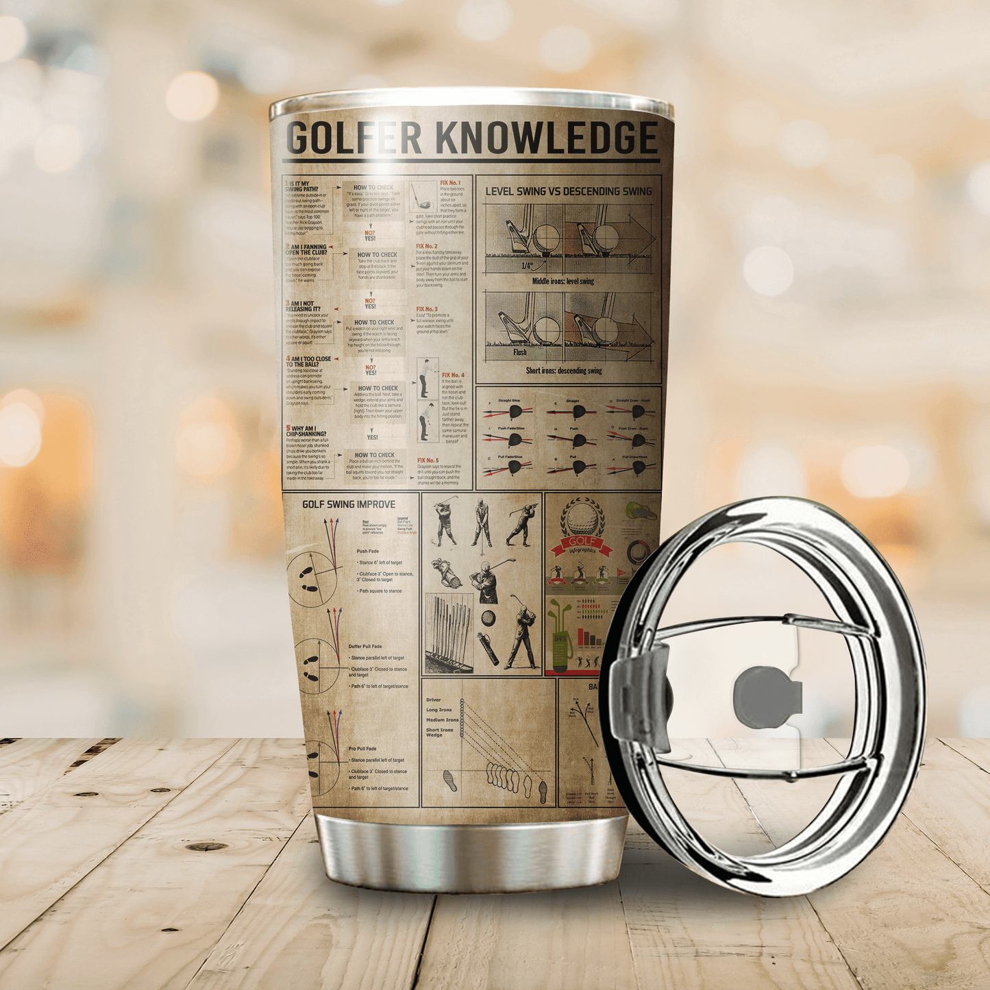 Golf Knowledge Tumbler DD14052102