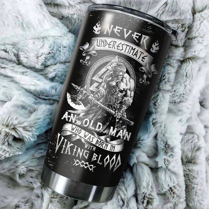 Customized Name Viking Steel Tumbler