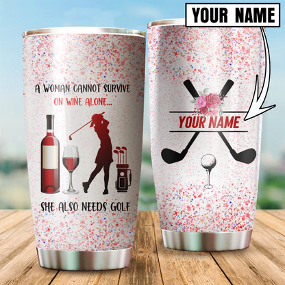 Custom Name XT Golf Lovers Stainless Steel Tumbler MH16042103.S2