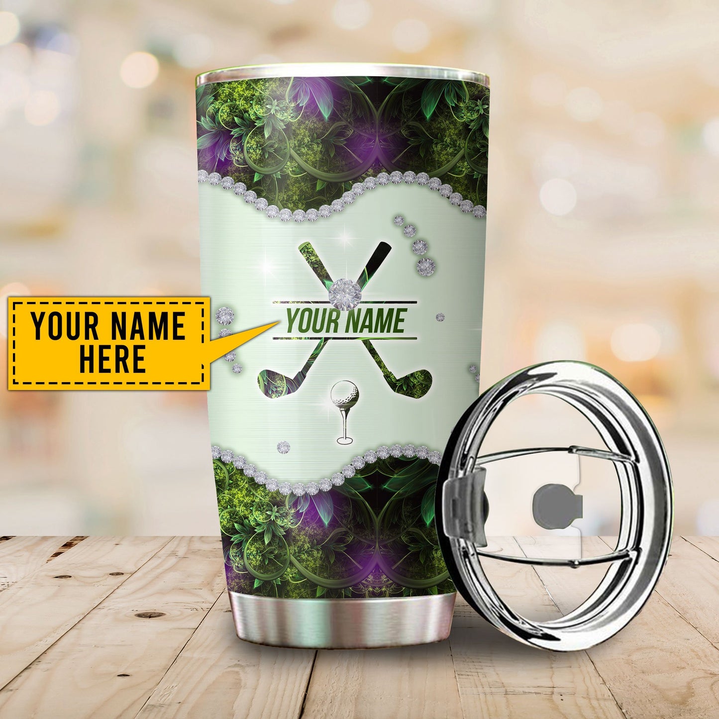 Custom Name XT Golf Lovers Stainless Steel Tumbler NTN08052102