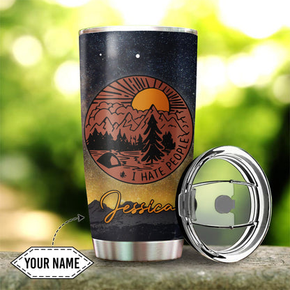 Camping Stainless Steel Tumbler Pi22022101 Custom Name XT