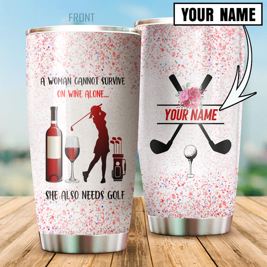 Custom Name XT Golf Lovers Stainless Steel Tumbler MH16042103.S2