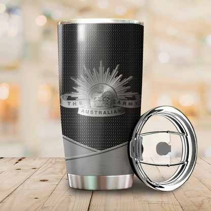 Personalized Name XT Brishtish Army Veteran  Stainless Steel Tumbler  TNA10032102