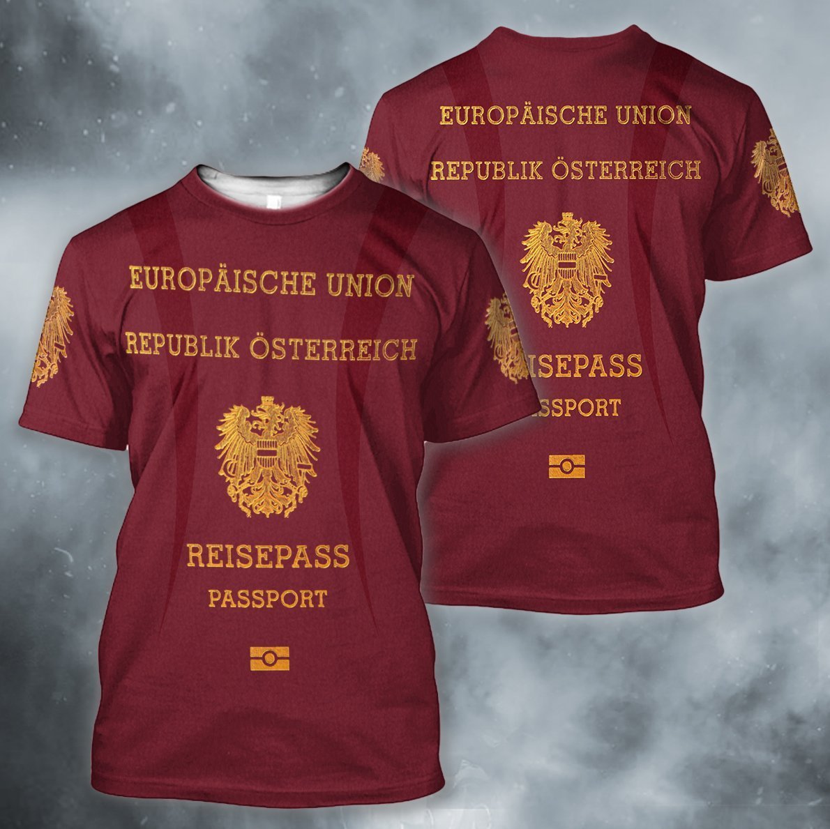 Passport Austria PL168-Apparel-PL8386-T-Shirt-S-Vibe Cosy™