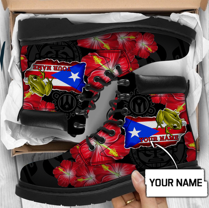 Customize Name Puerto Rico Boots For Men and Women SN17042101.S3