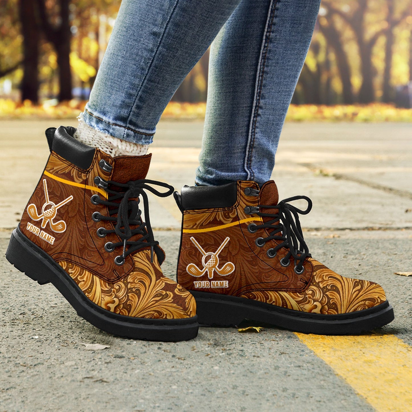 Custom Name XT Golf Lovers Boots For Men and Women